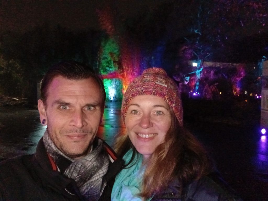 Schneggi und Sharky bei den Zoolichtern Duisburg