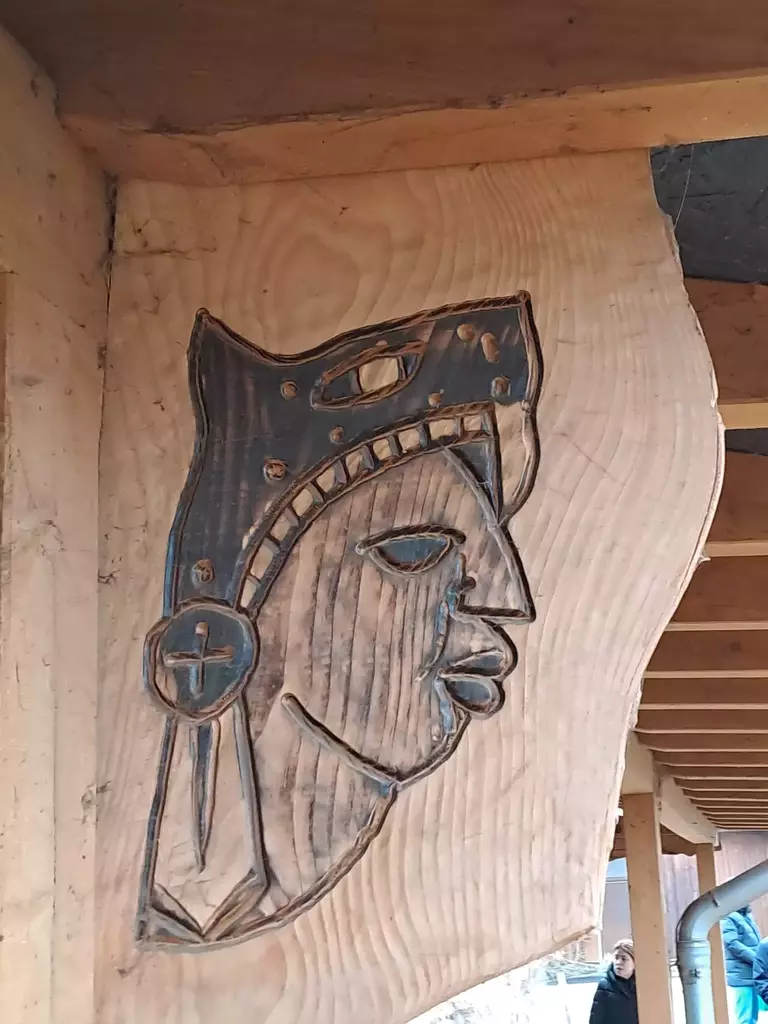 Zoo Köln Holzschnitzerei Hai