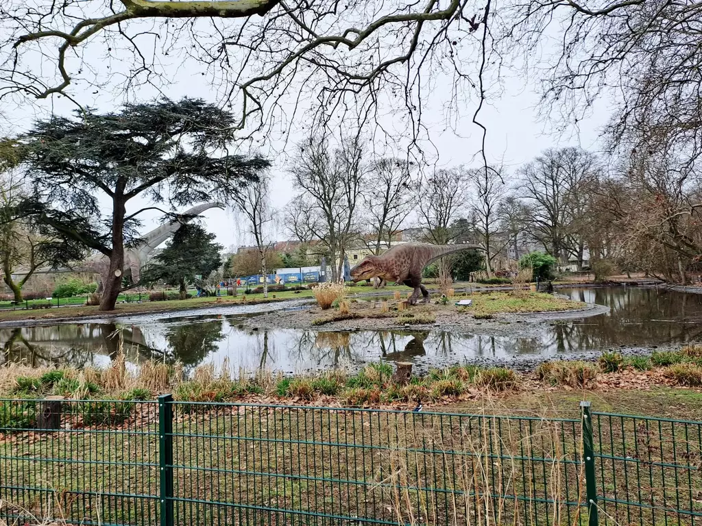 Zoo Köln Dinoworld TRex Panorama
