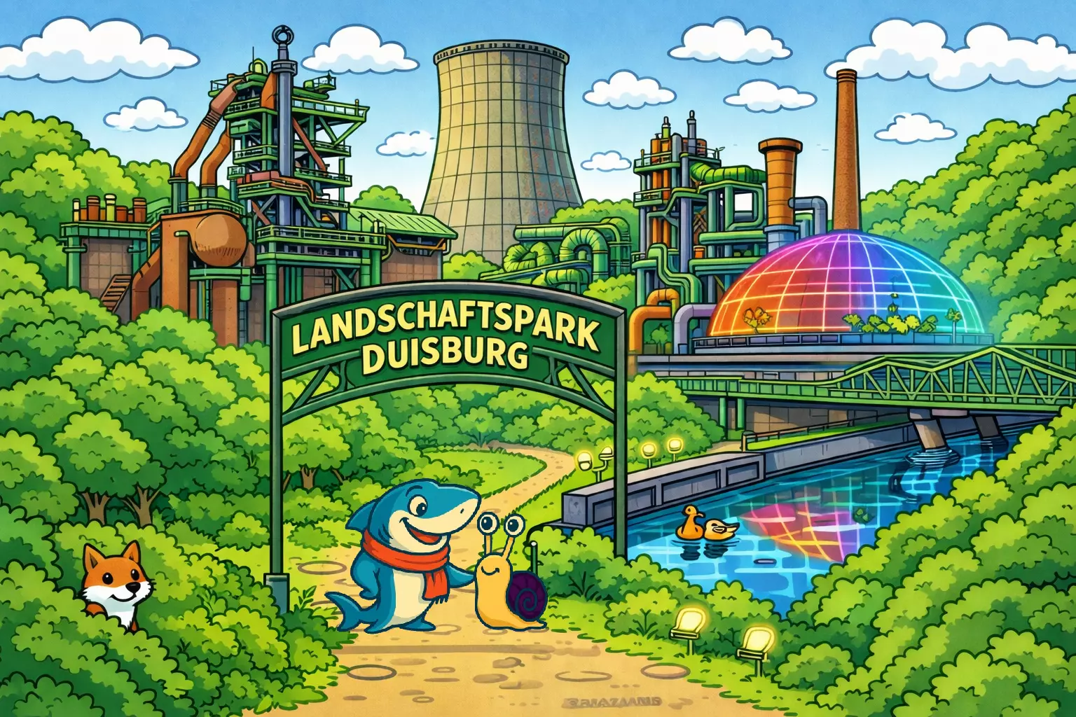 Landschaftspark duisburg erfahrung bewertung