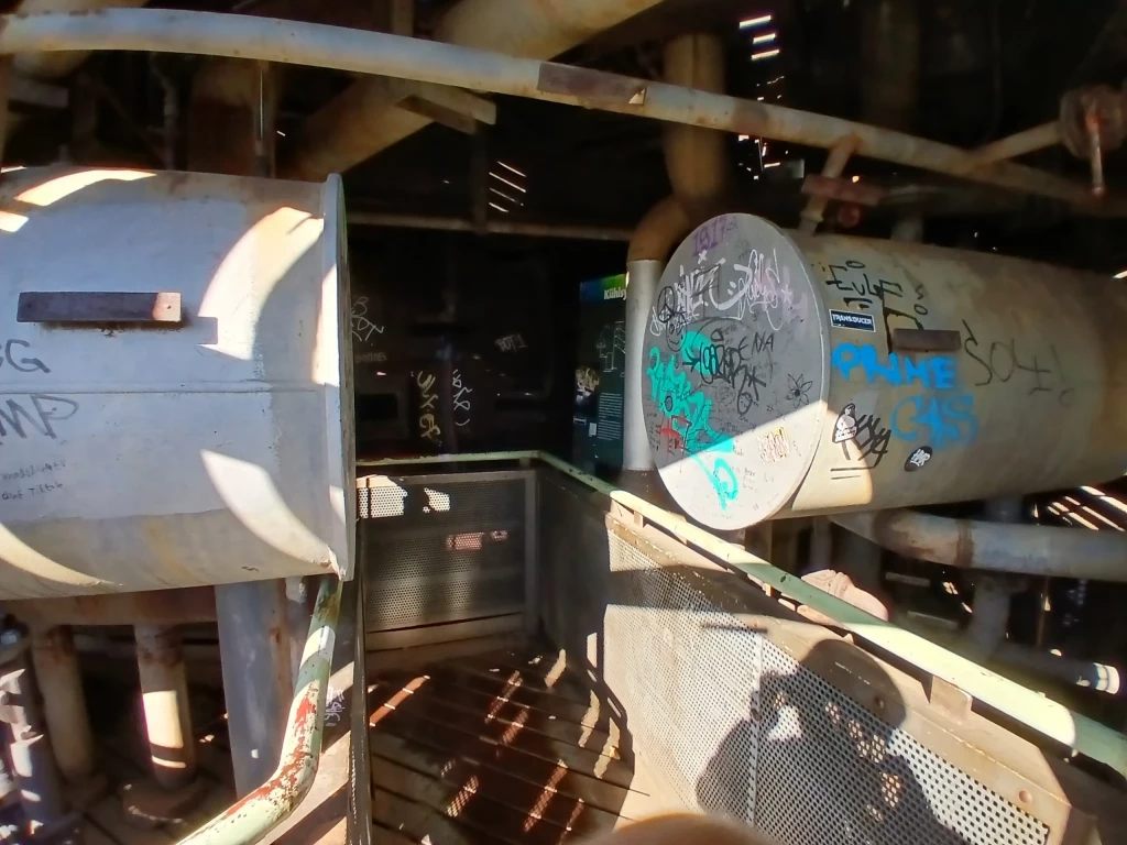 Landschaftspark duisburg kritzeleien