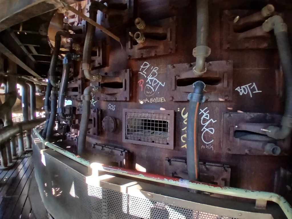 Landschaftspark duisburg kritzeleien