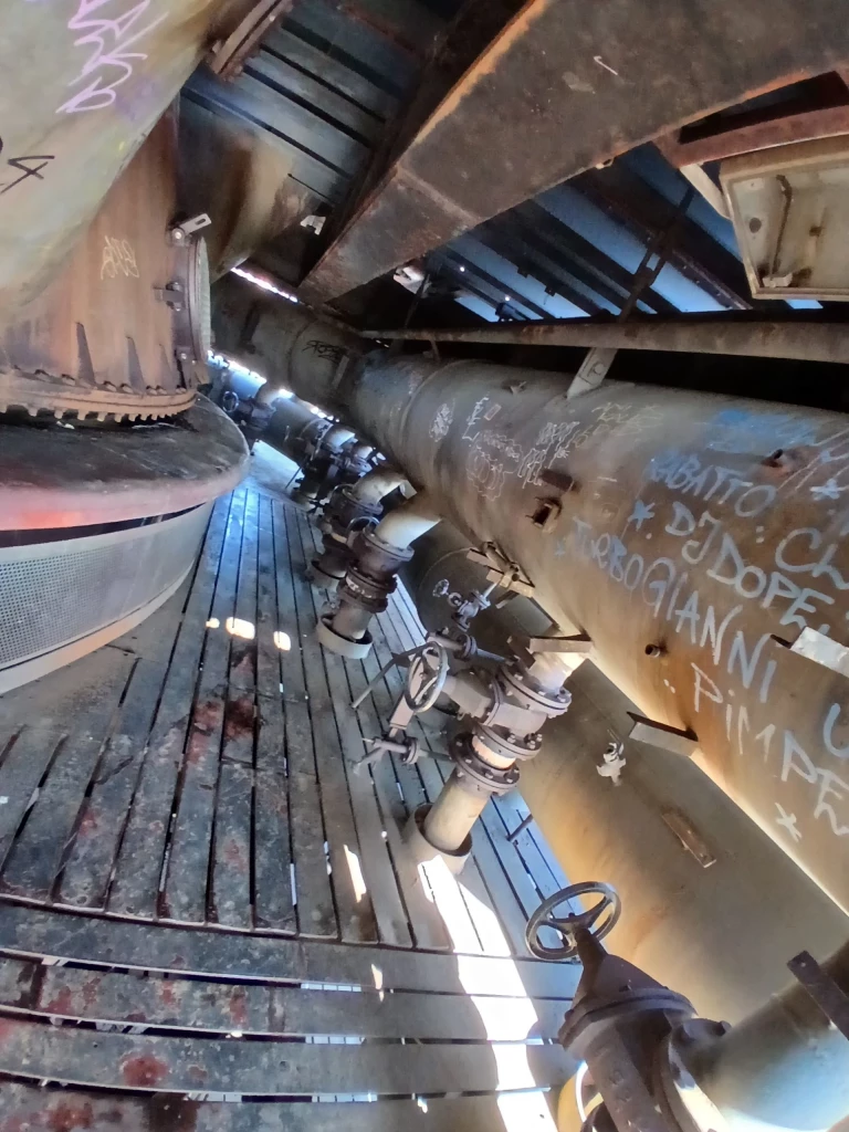 Landschaftspark duisburg kritzeleien