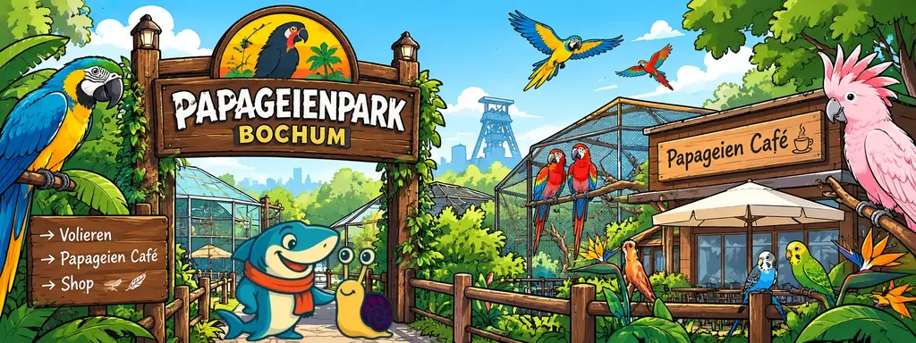 Papageienpark Bochum Erfahrung / Bewertung: Zwischen Kakadus, Aras und Kuchen 20 papageienpark bochum header 1